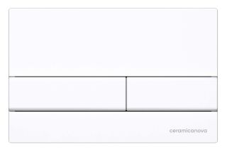 Клавиша смыва Ceramica Nova Flat CN002W белый глянцевый