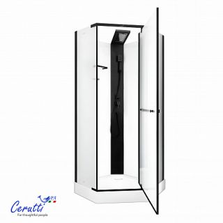Душевая кабина Ceruttispa KORRA90B (90x90x205)