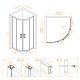 Душевой уголок RGW CL-54 32095488-11 80x80см хром