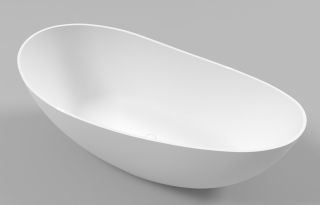 Ванна из искусственного камня Whitecross Ruby 0202.170075.200 170x75см белый матовый