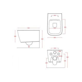 Унитаз Artceram A16 ASV003 44 00 Green salvia