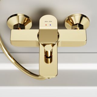 Смеситель для ванны AM.PM  X-Joy F85A10099 золото