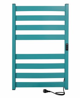 Полотенцесушитель электрический Indigo Oktava Slim 5 LСLOKS5E80-50CLRt 80x50 см бирюзовый