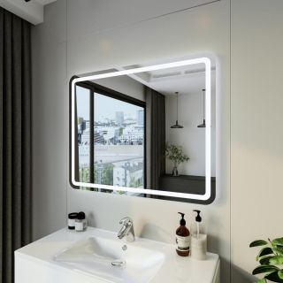 Зеркало с подсветкой Бриклаер Эстель-1 4627125414237 100 см на взмах руки