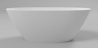 Ванна из искусственного камня Whitecross Onyx B 0205.160075.200 160x75см белый матовый