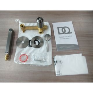 Смеситель для раковины DQ Bonn встраиваемый настенный графит (DA1704406)