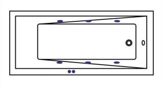 Гидромассажная ванна Whitecross Wave Slim 0111.160080.100.SOFT.CR 160x80см Soft хром