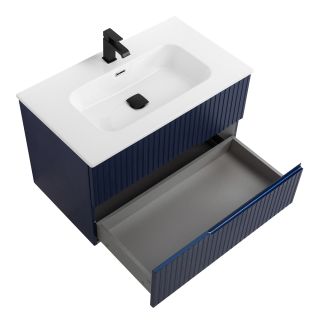 База под раковину Cezares подвесная с двумя выкатными ящиками, Sapfiro, 800x457x500, DUET-N-800-2C-SO-SPF-P