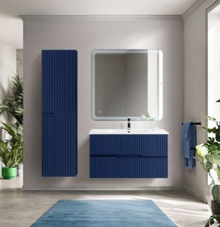 База под раковину Cezares подвесная с двумя выкатными ящиками, Sapfiro, 800x457x500, DUET-N-800-2C-SO-SPF-P