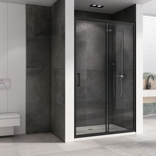 Душевая дверь ABBER Schwarzer Diamant 130см чёрный AG30130B