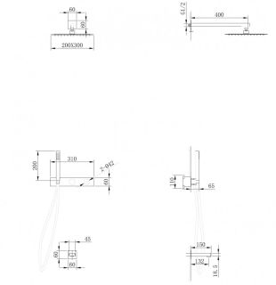 Душевая система ABBER Rund AF8717NG никель