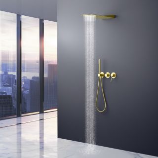 Душевой комплект Timo Saona SX-2340/17SM золото матовое