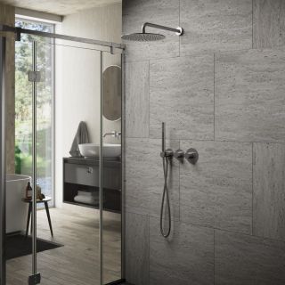 Душевой комплект Timo Saona SX-2359/18SM с термостатом чёрное золото