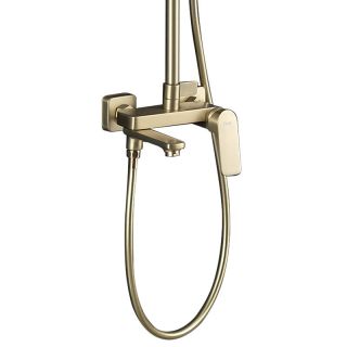 Душевая стойка Frap F2486-3 Золотой сатин