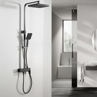 Душевая стойка Frap F2490-6 черный