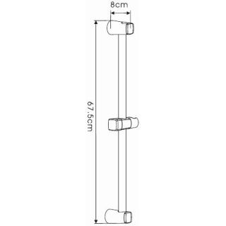 Душевой гарнитур Gappo G8006 хром