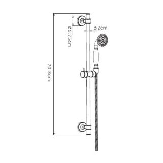 Душевой гарнитур Gappo G8017-4 бронза