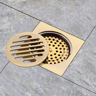 Душевой трап Gappo G81001-4 бронза