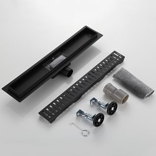 Душевой лоток Gappo G85007-36 50 см чёрный