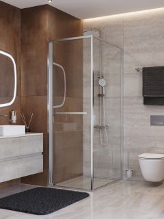 Душевой уголок CEZARES LUX-AH-FS-1-80/100-C-CR хром