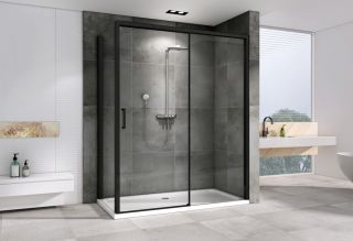 Душевой уголок ABBER Komfort AG93120B-S102B 120x100см чёрный