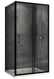 Душевой уголок ABBER Schwarzer Diamant AG30100B5-S50B5 100x50см чёрный