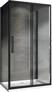 Душевой уголок ABBER Schwarzer Diamant 120x80см чёрный AG30120BH-S80B-S80B