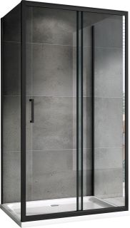 Душевой уголок ABBER Schwarzer Diamant 170x70см чёрный AG30170B-S70B-S70B