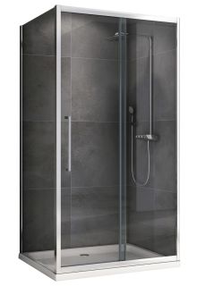 Душевой уголок ABBER Schwarzer Diamant AG30130H-S60 130x60см хром