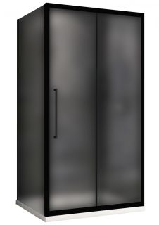 Душевой уголок ABBER Schwarzer Diamant AG30140BMH-S80BM 140x80см чёрный