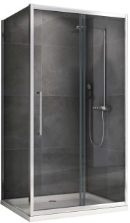 Душевой уголок ABBER Schwarzer Diamant AG30140H-S100 140x100см хром