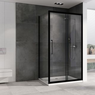 Душевой уголок ABBER Schwarzer Diamant 150x100см AG30150BH-S100B-S100B