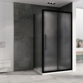 Душевой уголок ABBER Schwarzer Diamant AG30170BMH-S100BM 170x100см чёрный