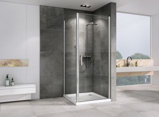 Душевой уголок ABBER Sonnenstrand 80x80см хром AG04080-S80