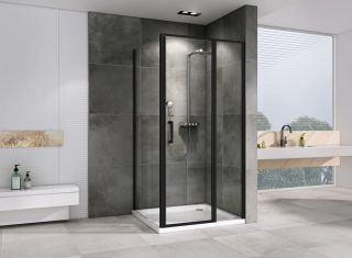 Душевой уголок ABBER Sonnenstrand AG04120BS-S75B 120x75см чёрный