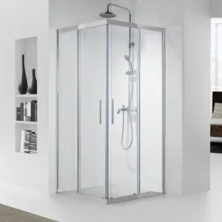 Душевой уголок Aquanet Delta Cube NPE1142 183843 100x100 см стекло прозрачное профиль хром