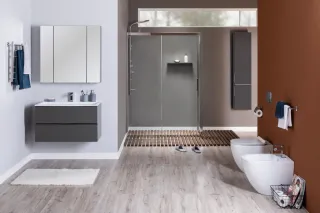 Душевой уголок Aquanet Delta NPE1131 183845 150x80 см стекло прозрачное профиль хром