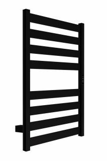 Полотенцесушитель электрический Indigo Oktava Slim 5 LСLOKS5E80-40BRRt 80x40 см чёрный муар