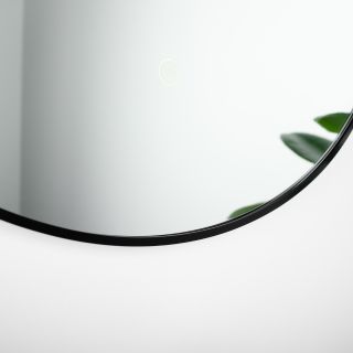 Зеркало FIXSEN с подсветкой LED круглое 60х60 см черное (FX-1060B)