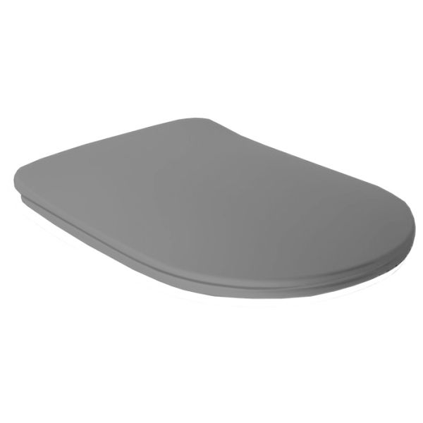 Сиденье для унитаза Kerasan Tribeca 519189 с крышкой серый