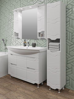 Зеркальный шкаф Runo  Стиль 105 (00000001119)