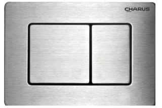 Клавиша смыва Charus Robusto FP.310.GSS.05 глянцевая сталь, антивандальная
