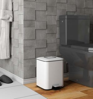 Ведро для мусора WeltWasser WW MILA WT 12L БЕЛОЕ