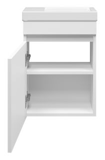 Подвесная тумба под раковину Misty Эко Мини 40см белый
