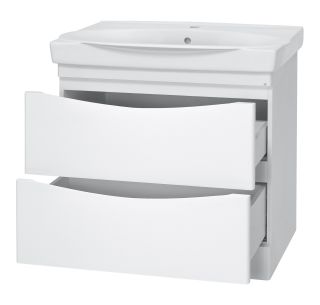 Напольная тумба под раковину Misty Элвис 70см белый