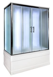 Душевая кабина AvaCan EM4516 с LED-подсветкой 160x85 см