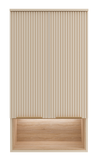 Подвесной шкаф над стиральной машиной Brevita Enfida ENF-08060-031 60см бежевый/дуб Сонома светлый