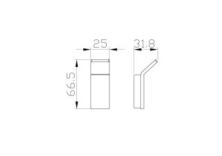 Крючок для ванной Wonzon & Woghand Lotte WW-8315A-BG брашированное золото