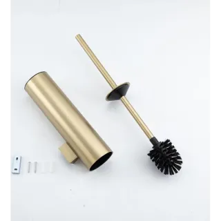 Настенный ёршик для унитаза Gappo G903-3 золотой сатин