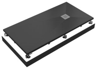 Экран Good Door Stella ГРАФИТ 1400x700